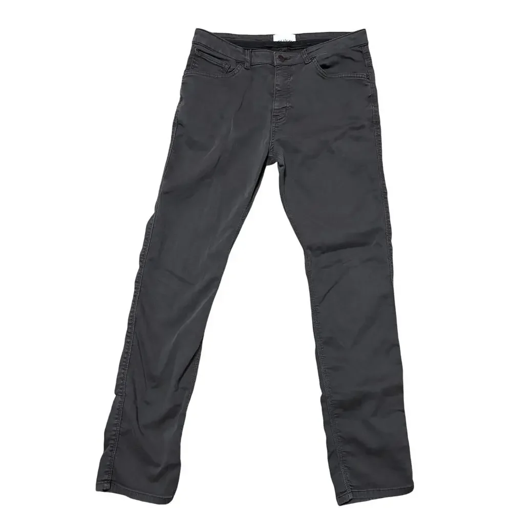DU/ER Mens No Sweat Slim Straight Pants Slate Style WFNS1001 31 X 32